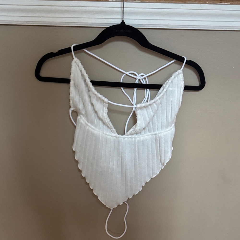 SHEIN White Strappy Tank Top